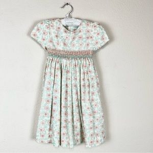 Edgehill Collection Floral Peach Dress